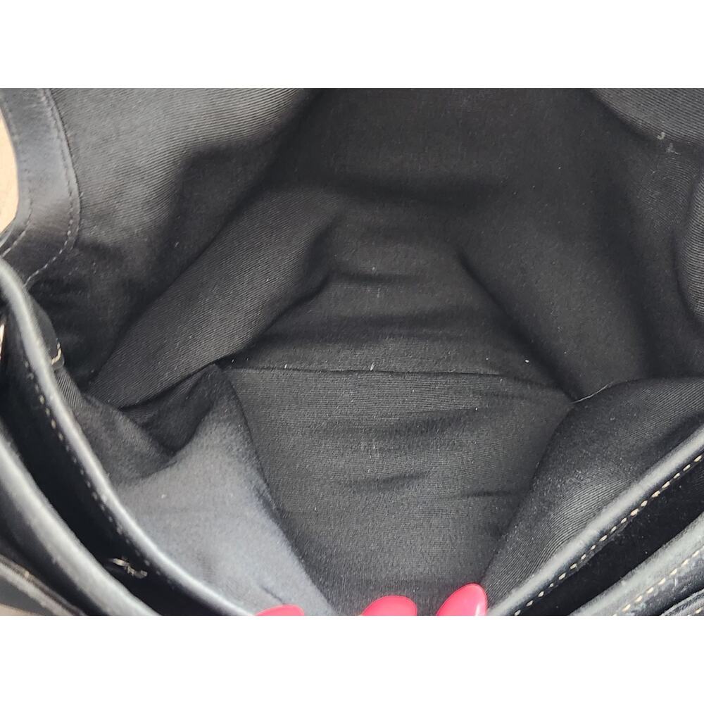 Coach 9434 Vintage Y2K Soho Black Leather Shoulder Bag w/Contrast Stitching - Picture 10 of 13